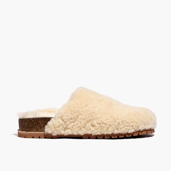 Madewell Shoes - Madewell The Layne Clog Mule in Shearling